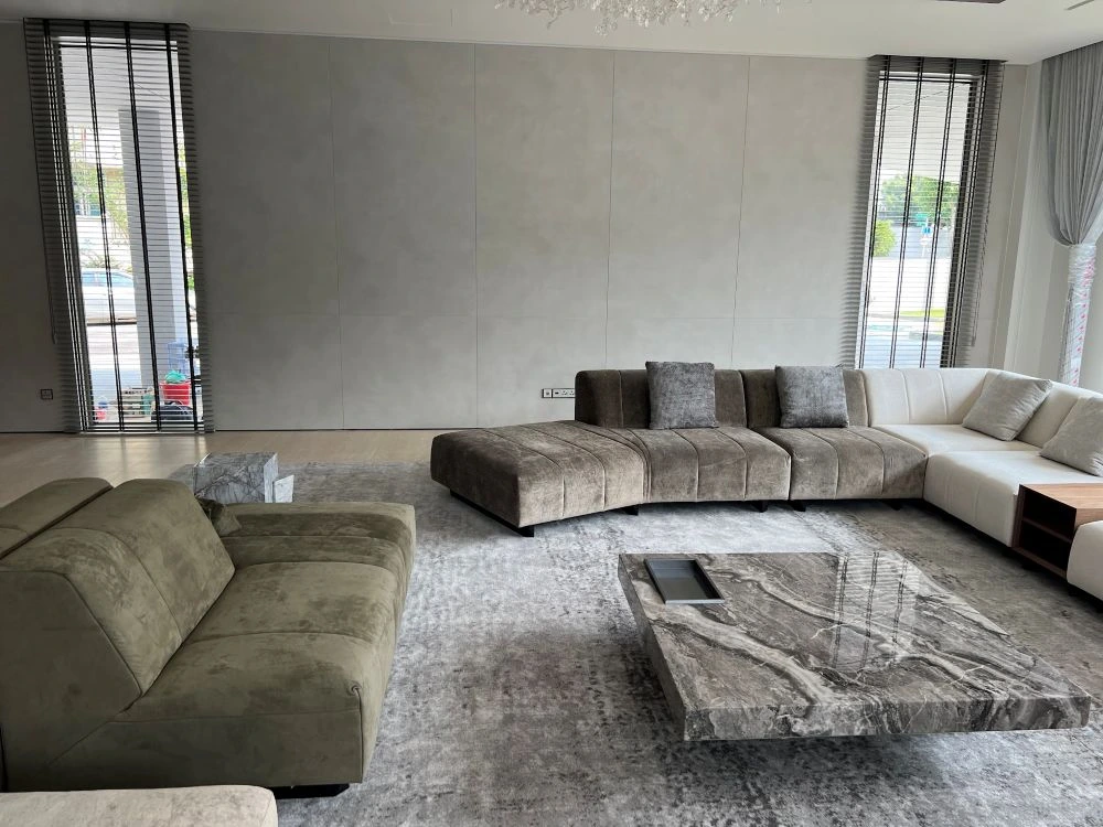 A picture of a sofa purchased by Jack Seah from Colzani
