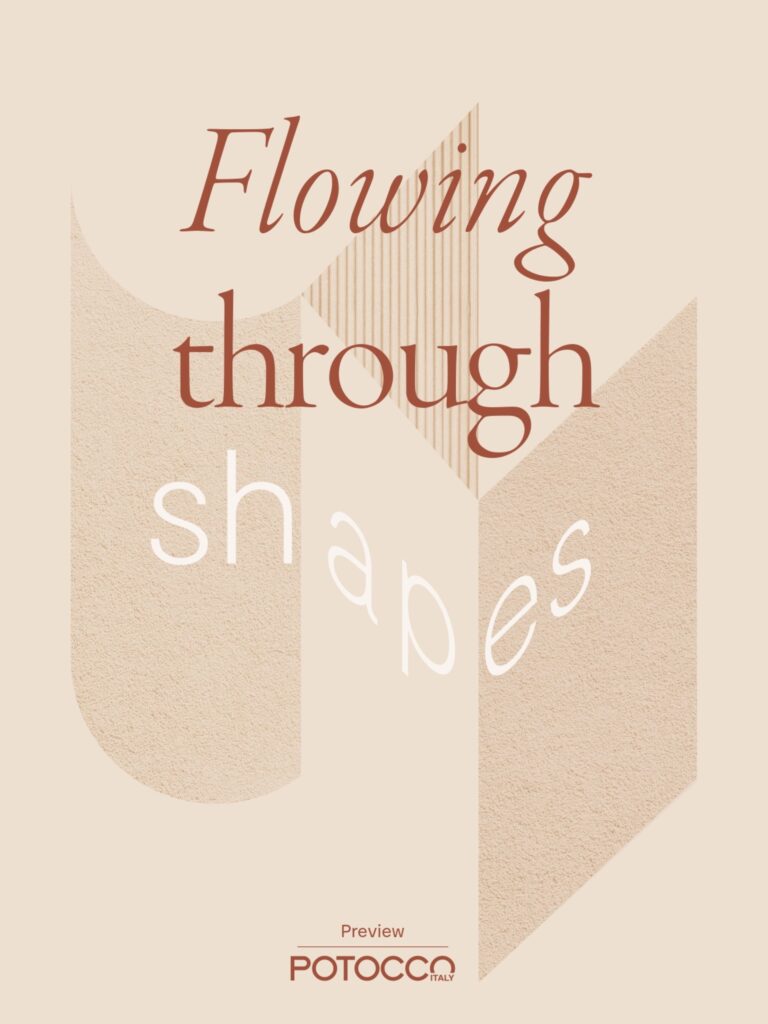 Potocco's "Flowing through shapes" Catalogue