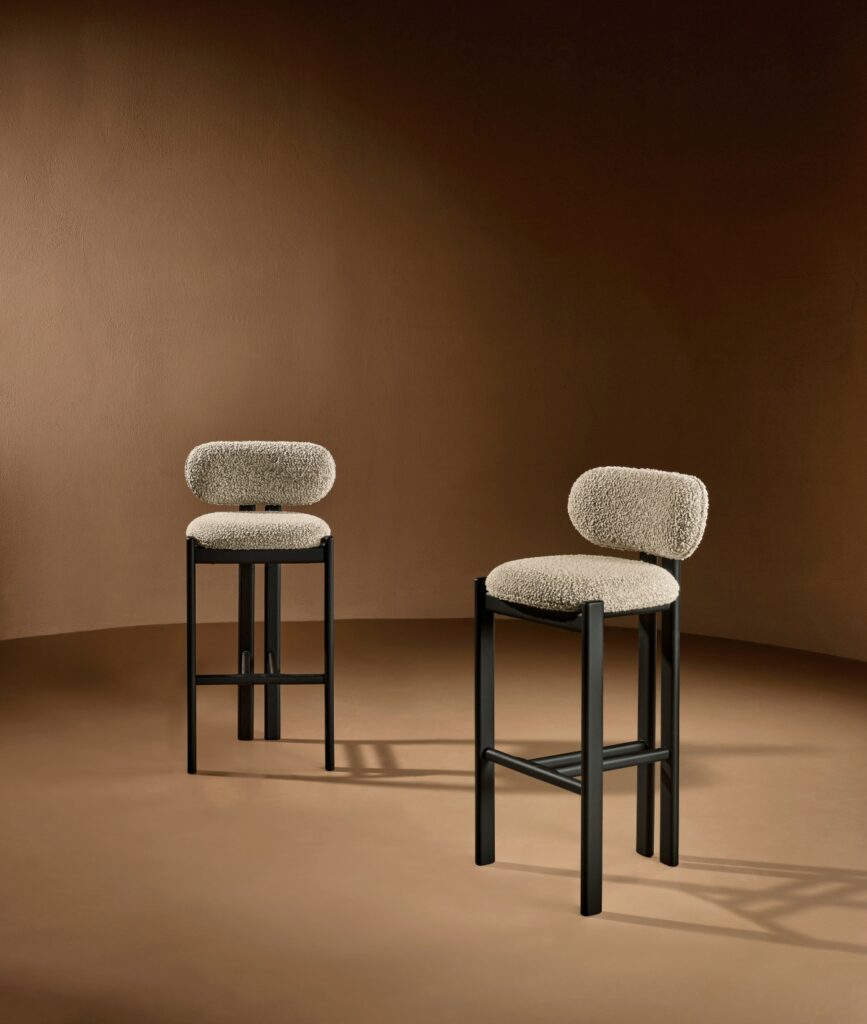 Modern Italian chair in a contemporary living space