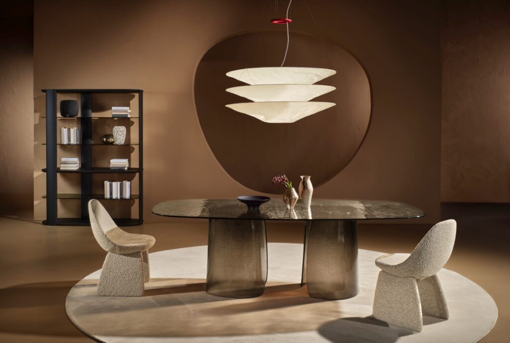 Bright and minimalist Italian room luxury